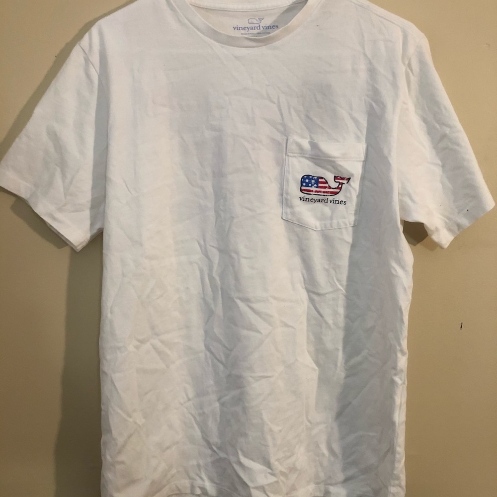 Vineyard Vines USA Whale Tee